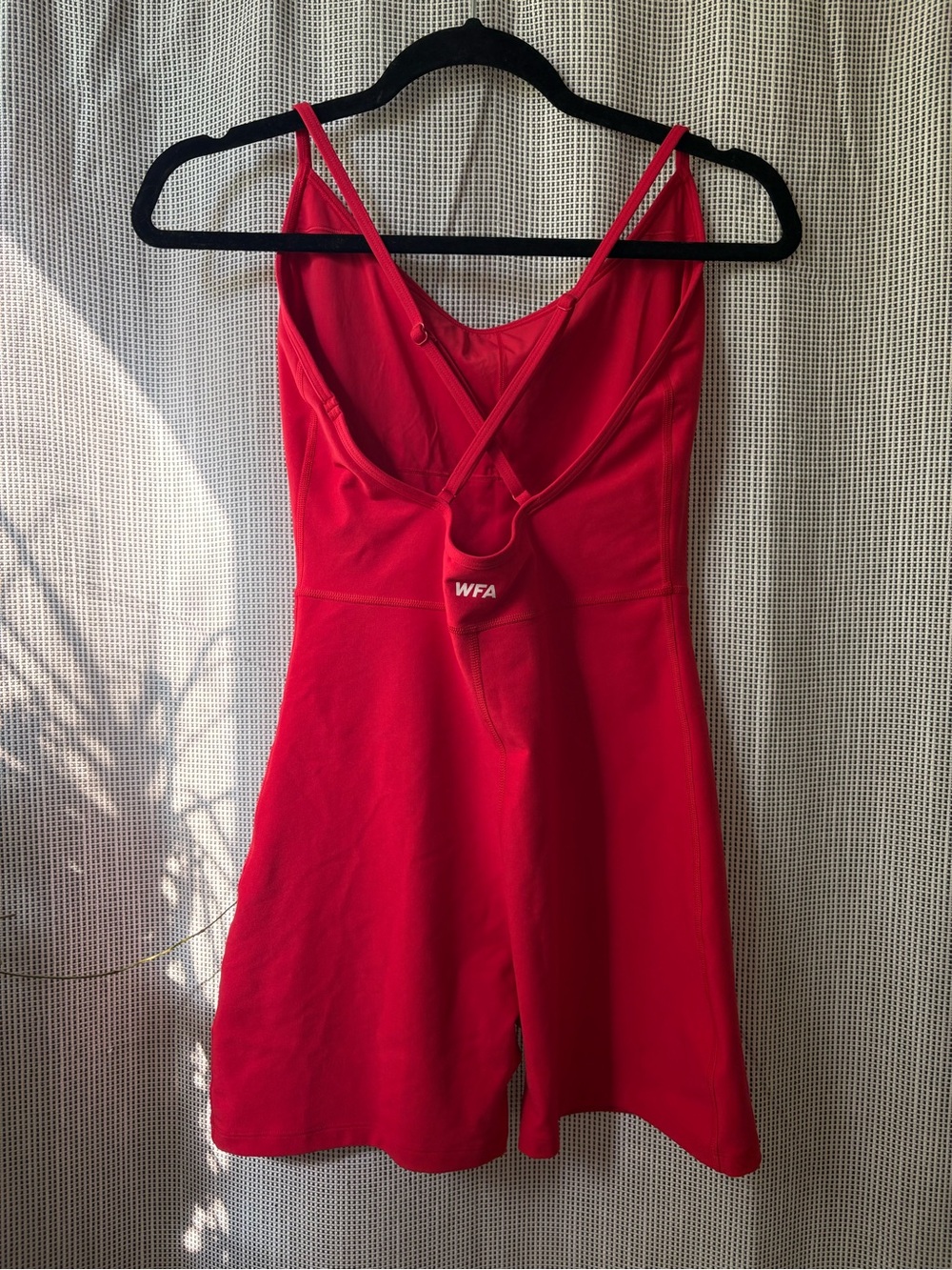 White Fox Activewear Red Romper